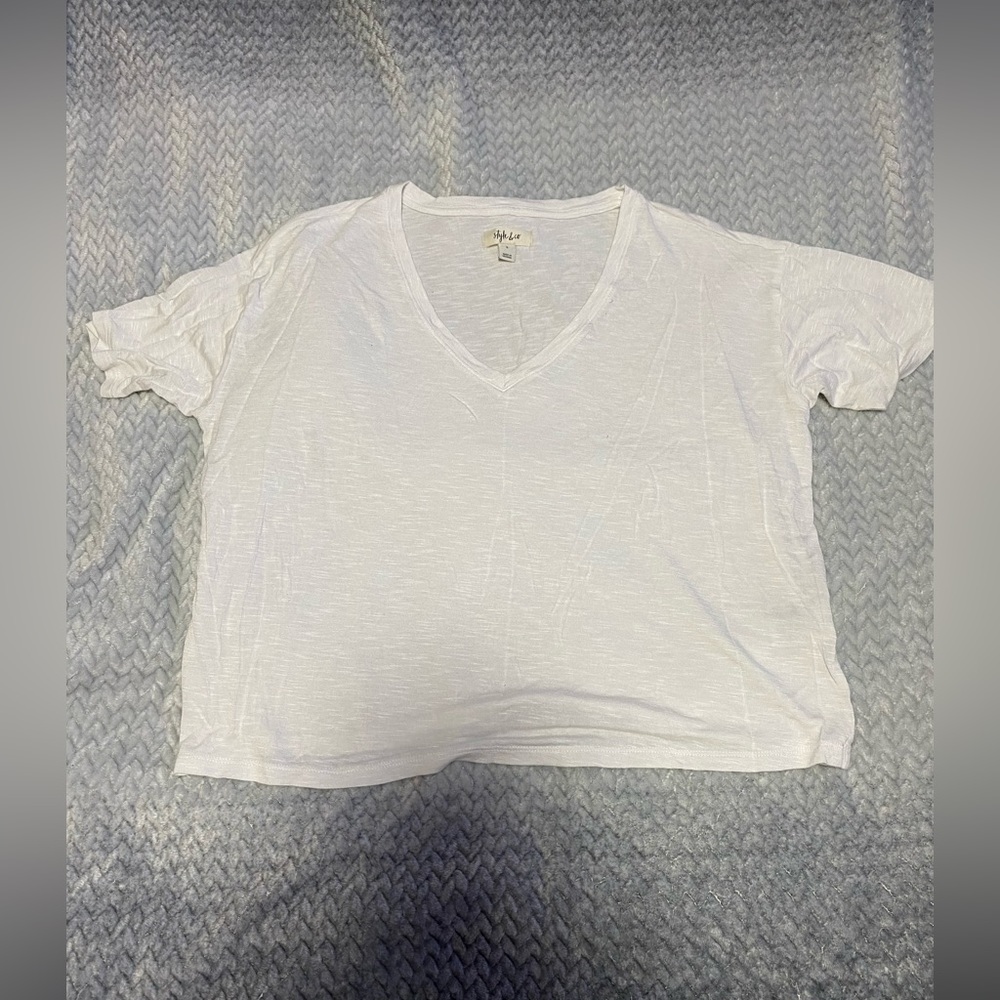 Style and co white shirt